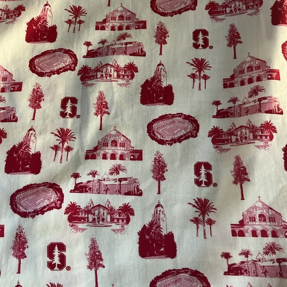 USCAPE X Mayor Stanford University button up shirt screen print short sleeves XL - Picture 3 of 11